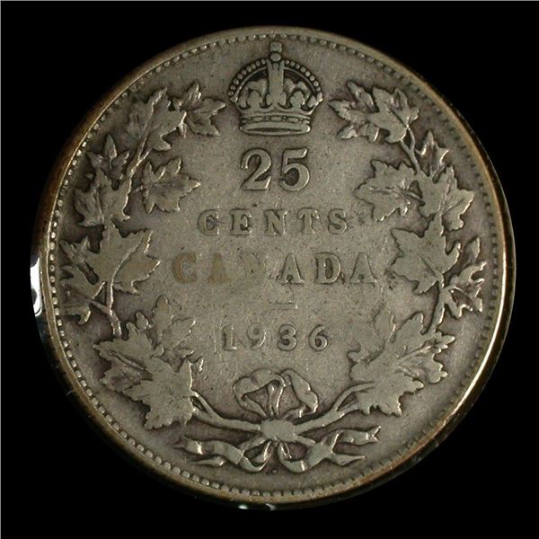 1936 Dot Twenty-five Cents