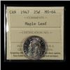 Image 1 : 1947 Maple Leaf Twenty-five Cents