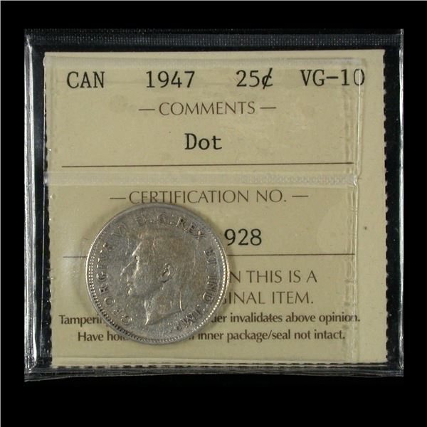 1947 Dot Twenty-five Cents