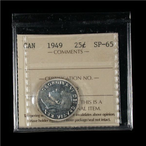 1949 Twenty-five Cents - Specimen