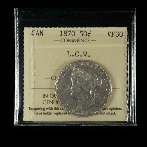 1870 L.C.W. Fifty Cents