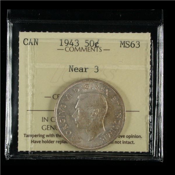 1943 Fifty Cents - Near 3