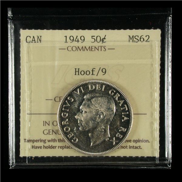 1949 Fifty Cents - Hoof over 9