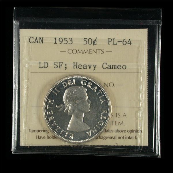 1953 Fifty Cents - LD SF