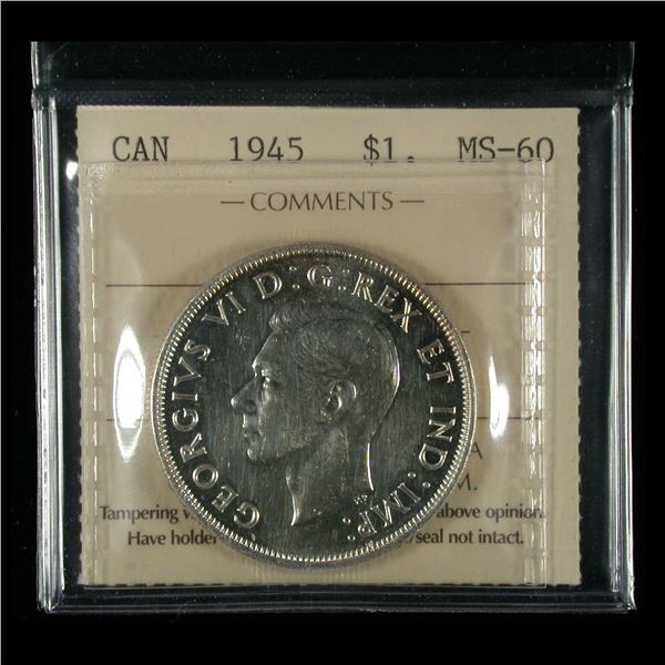 1945 Silver Dollar