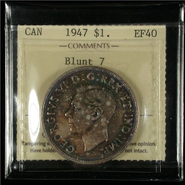 1947 Silver Dollar - Blunt 7