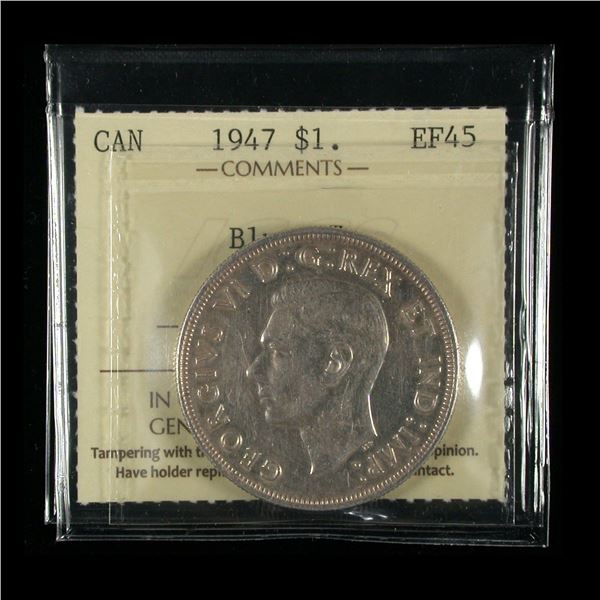 1947 Silver Dollar - Blunt 7
