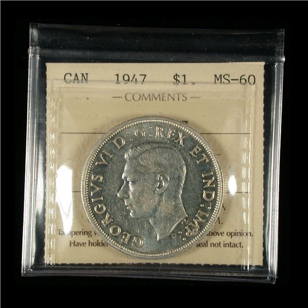 1947 Silver Dollar - Blunt 7