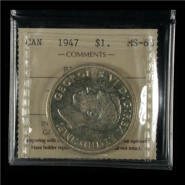1947 Silver Dollar - Blunt 7
