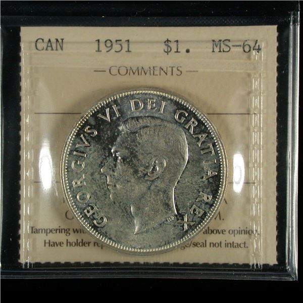 1951 Silver Dollar