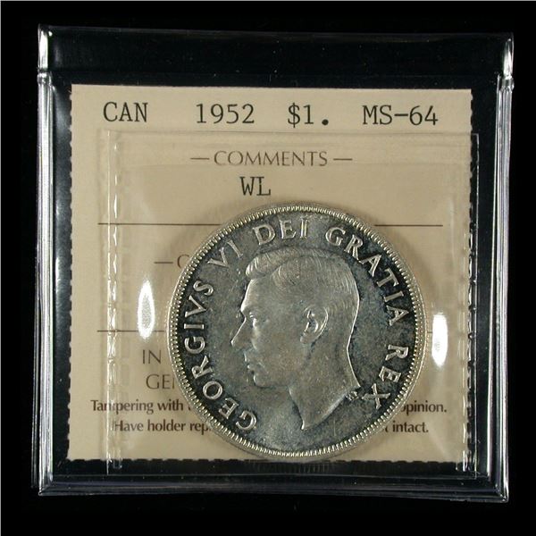 1952 Silver Dollar