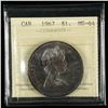 Image 1 : 1967 Silver Dollar - Centennial Goose