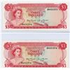 Image 1 : Bahamas $3 1968, Consecutive Run of 4
