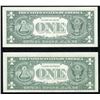 Image 2 : United States $1, 1974 Matched Pair