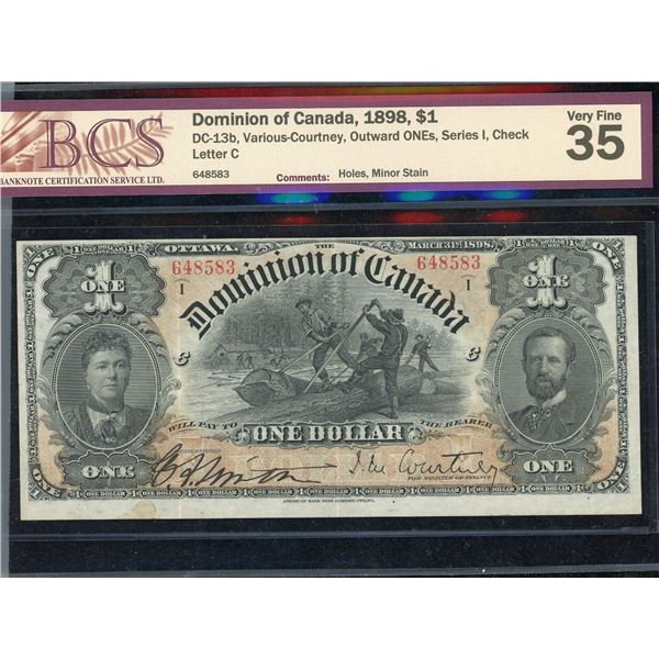 Dominion of Canada $1, 1898