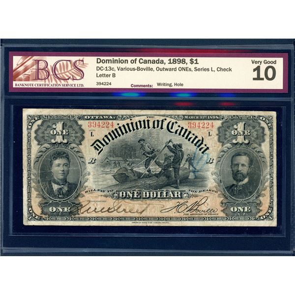 Dominion of Canada $1, 1898