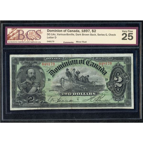 Dominion of Canada $2, 1897