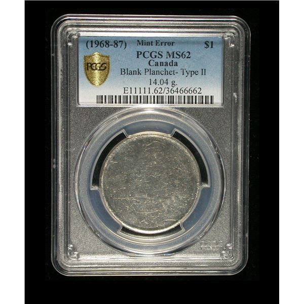 Canada One Dollar (1968-87) - Blank Planchet