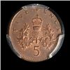 Image 2 : Great Britain Five Pence 1992 - Offstruck Error