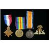 Image 2 : WWI Medal Trio & Cap Badge, Lancashire Fusiliers