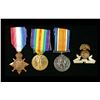 Image 4 : WWI Medal Trio & Cap Badge, Lancashire Fusiliers