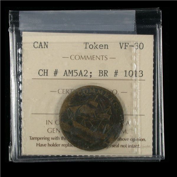 1781 North American Token, Brass Variety