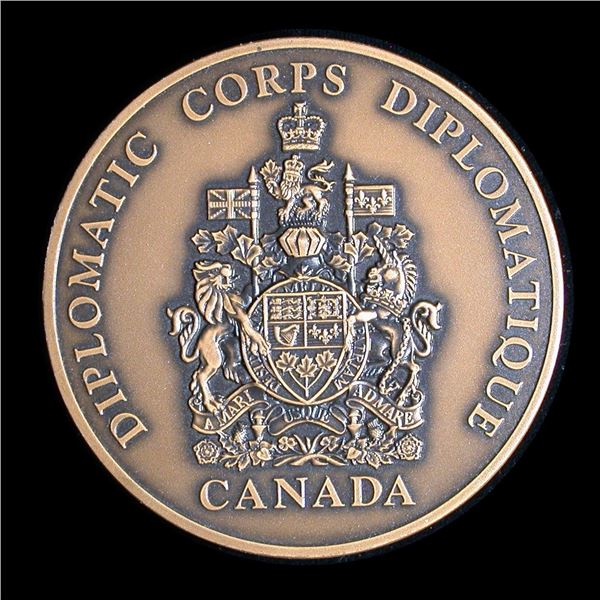 A Scarce Named Canada Diplomatic Corps Medal, 2001