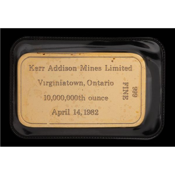 An Ontario Mining Commemorative Wafer, 1982