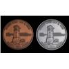 Image 1 : Atlantic Provinces Numismatic Medal Pair, 1966