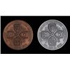 Image 2 : Atlantic Provinces Numismatic Medal Pair, 1966