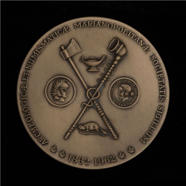 Chateau Ramezay Bronze Centenary Medal 1962