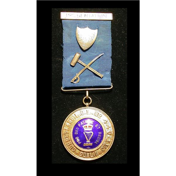 An Impressive Irish Loyal Orange Lodge Silver Medal, 1904