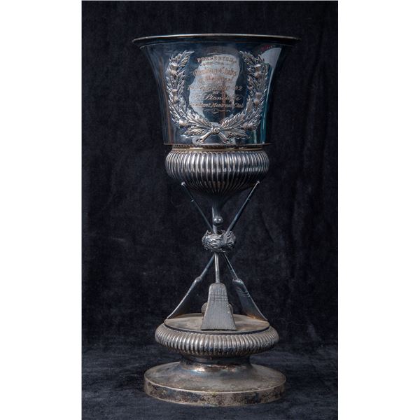 A Superb Early Canadian Curling Trophy in Sterling