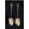 Image 5 : A Lovely Pair of English Gilt Sterling Spoons, 1868