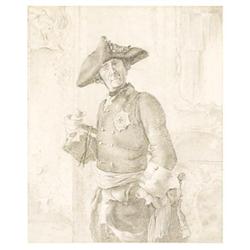 In the style of Adolf von Menzel, Pencil