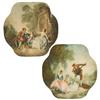 Image 1 : After Nicolas Lancret, Hand colored prints, pair