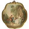 Image 5 : After Nicolas Lancret, Hand colored prints, pair