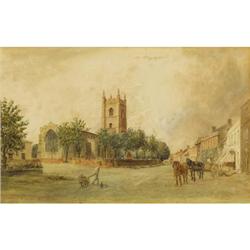 After John Constable, Watercolor on paper