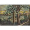 Image 1 : Theodore Robinson, Pastel on cardboard
