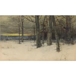 Charles Warren Eaton, Watercolor, Landscape