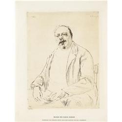 Max Liebermann, Etching on laid paper, Portrait