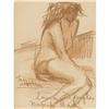 Image 1 : Laura Glenn Douglas, Conte crayon on paper