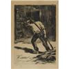Image 1 : Lesser Ury, Etching, Auf den Tenne