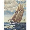 Image 1 : Virgil E. Pyles, Watercolor on paper, Sailboat
