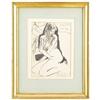 Image 4 : Pericle Fazzini, Ink on paper, Seated Nude