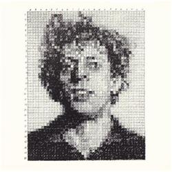 Chuck Close, Lithograph, Phil