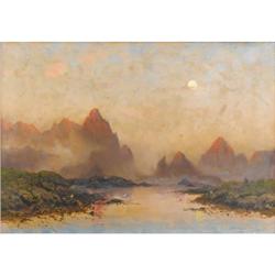 Frithjof Smith-Hald, Oil on canvas, Lofoten