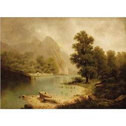 Attributed to Albert Lang, Oil on canvas
