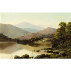 Thomas Spinks, Oil on canvas, Lake Ullswater