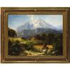 Image 4 : Willibald Wex, Oil on canvas, An Alpine Farm